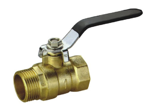 Brass Ball Valve with Handle (F-M)