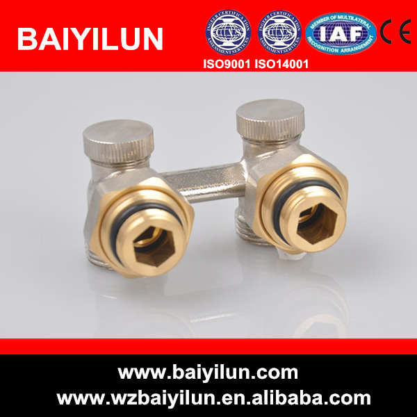 1/2X3/4 Angle Brass Radiator H Valve