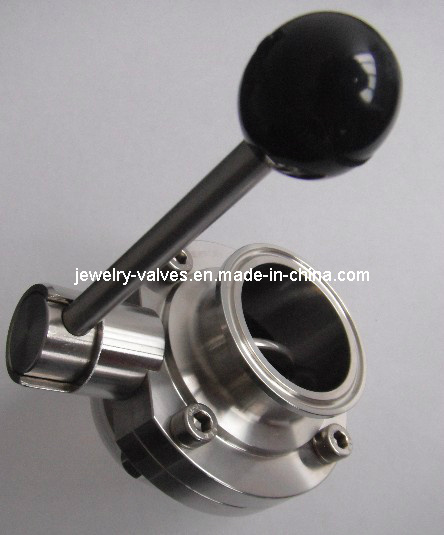 Sanitary Butt-Clamped Butterfly Valve