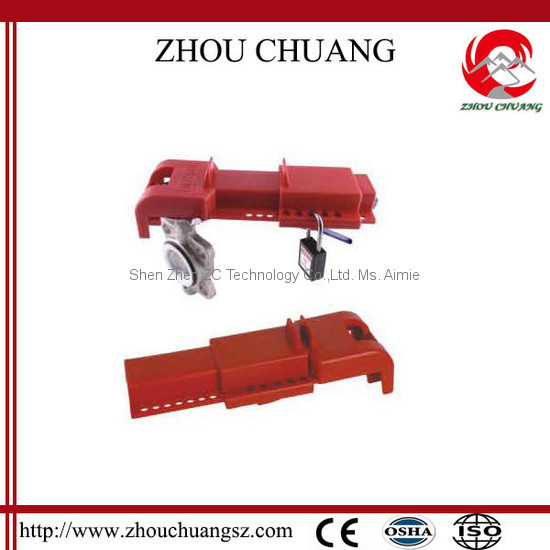 High Quality Nylon Butterfly Valve Lockout with Osha (ZC-F21)