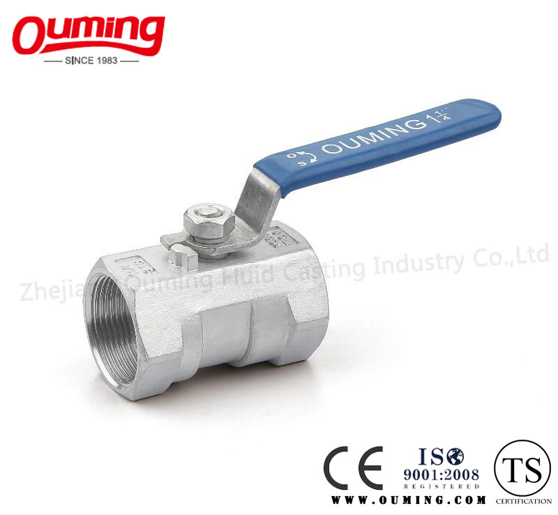 1PC Stainless Steel Lockable Ball Valve