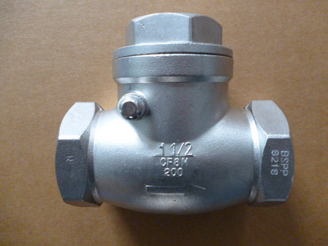 Stainless Steel Screwed Swing Check Valve