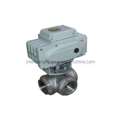 Electric Threaded 3 Way Ball Valve