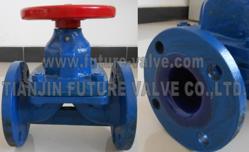 Enamelled Diaphragm Valve Pn10 Dn50 Manufacturer