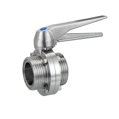 Sanitary Butterfly Valve with Ss Multi-Position Handle (CF8827)