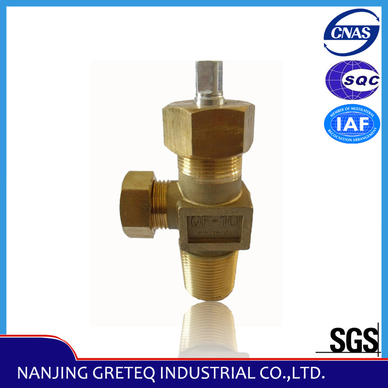 QF-10A Brass Chlorine Cylinder Valve for Gas Cylinder
