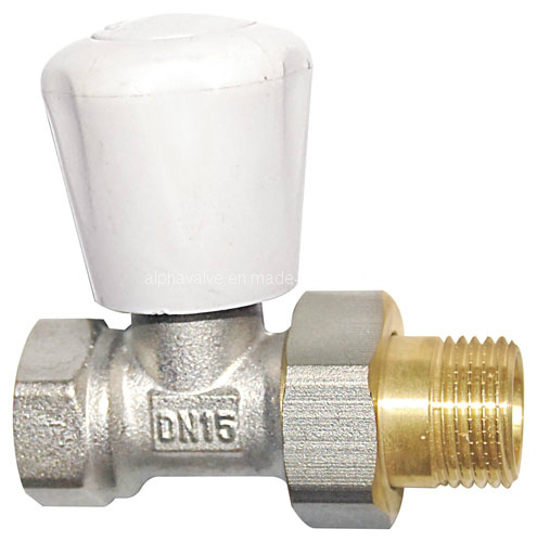 Brass Radiator Valve with Handle (a. 0156)