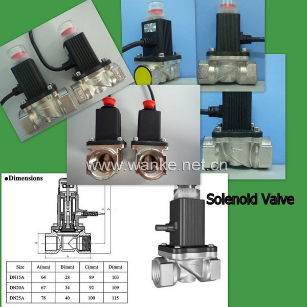 Gas Emergency Shut off Solenoid Valve