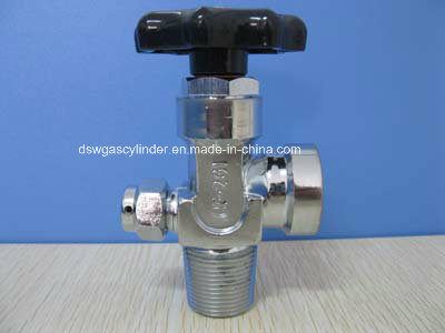 Chrome Brass Gas Cylinder Valve