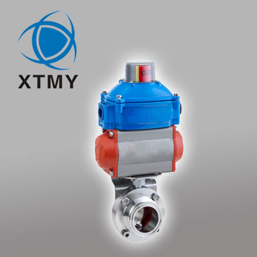 Sanitary Horizontal Pneumatic Butterfly Valve
