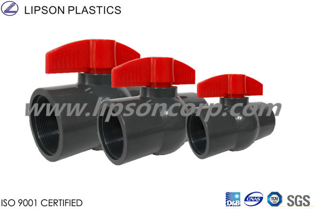 Lipson PVC Bs Thread Large Ball Valves