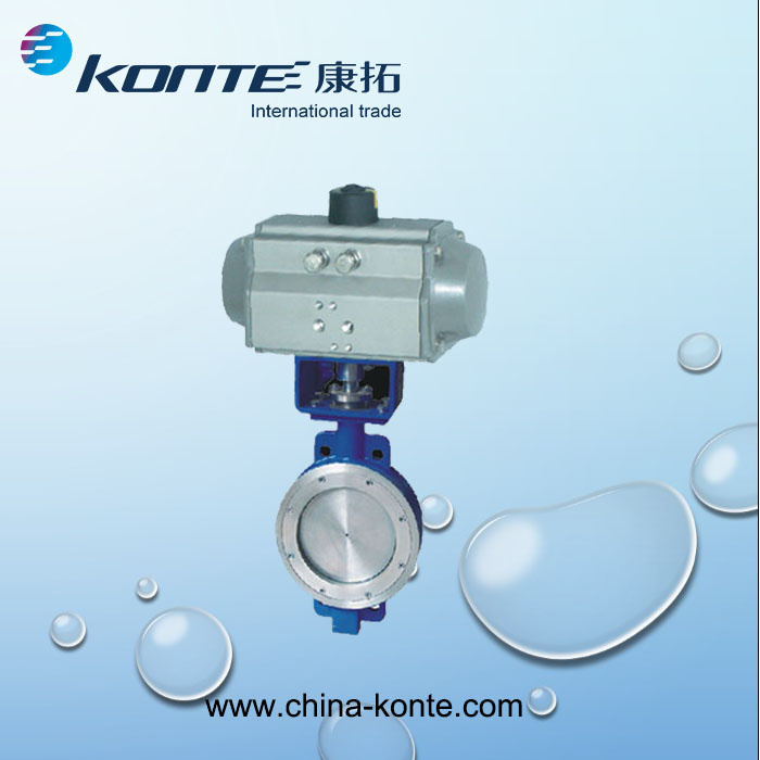 Pneumatic Butterfly Valve (hard sealing)