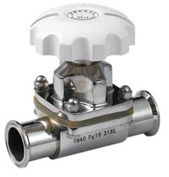 Sanitary Stainless Steel Ss304 Ss316 Diaphragm Valve