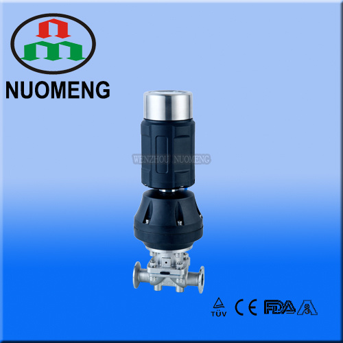 Intelligent Electric Valve Positioner Stainless Steel Clamp Diaphragm Valve (Plastic Pneumatic Actuator)