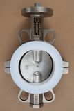 Wafer Type Split Body Butterfly Valve with PTFE