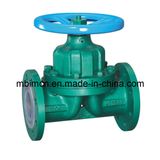 Teflon Lined Industial Weir Diaphragm Valve (G41)