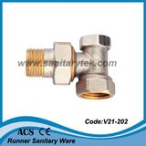 Angle Lockshield Radiator Valve (V21-202)