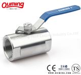 One Piece Sanitary Ball Valve with Threaded End