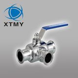 Sanitary Stainless Steel 3 Way Ball Valve