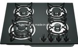 Cooking Range Tempered Glass 4 Burners Gas Cooker