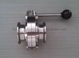 Stainless Steel Sanitary Clamped Butterfly Valve