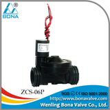 Pilot Operate Plastic Manual Irrigation Solenoid Valve (ZCS-06P)