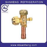 Refrigeration Brass Service Valve, AC Valve Air Conditioner Parts Valve