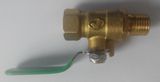 Brass Ball Valve/Green Level Handle