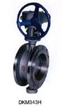 Double Flange Cast Steel Wcb Butterfly Valve