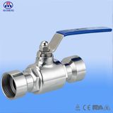 ISO Sanitary Femaled Thread Straight Ball Valve