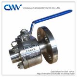 Stainless Steel Flange Ball Valve with RF X NPT Ends