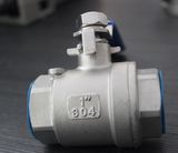 2PC Stainless Steel Ball Valve NPT Threaded 1000 Wog