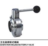 Sanitary Weldding Butterfly Valve