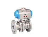 Pneumatic Flanged Ball Valve (Q641F-16P)