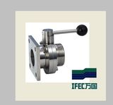 Sanitary Flanged Butterfly Valve (IFEC-DF100002)