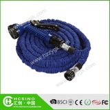 50/75/100 Feet (50 feet) Lightweight Expandable Garden Hose Blue + 7 Function Spray Nozzle + Shut-off Valve