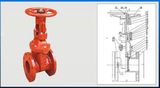 ANSI Awwa C509 Resilient Seat OS&Y Gate Valve Price