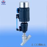 Intelligent Electric Valve Positioner Clamp Angle Seat Valve