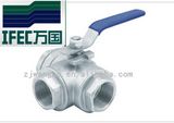 3 Way Ball Valve (IFEC-BV100014)