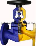 DIN/ANSI /JIS/BS Ggg50 Bellow Flange Globe Valve