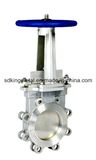 Manual Knife Pn10 Cast Steel Gate Valve