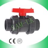 75mm PVC Double Union Ball Valve/ PVC Ball Valve/UPVC Ball Valve