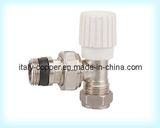 Brass Forged Angle Type Compression End Radiator Valve (AV3057)