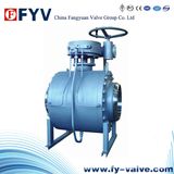 API 6D Trunnion Mounted Ball Valve with Gear and Handle