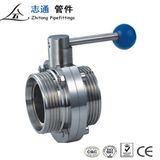 Sanitary Stainless Steel Thread Butterfly Valve