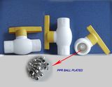 PPR Plastic Ball Valve With Ball Plated