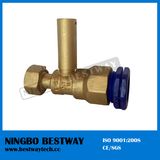 Hot Sale Brass Water Meter Ball Valve Price (BW-L33)