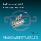 2-PC High Pressure Female Threaded Stainless Steel Ball Valve