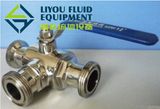 Sanitary 3-Way Threaded Ball Valve (110075-1)