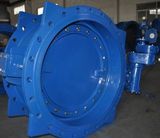 Ductile Iron Double Flanged Eccentric Butterfly Valve